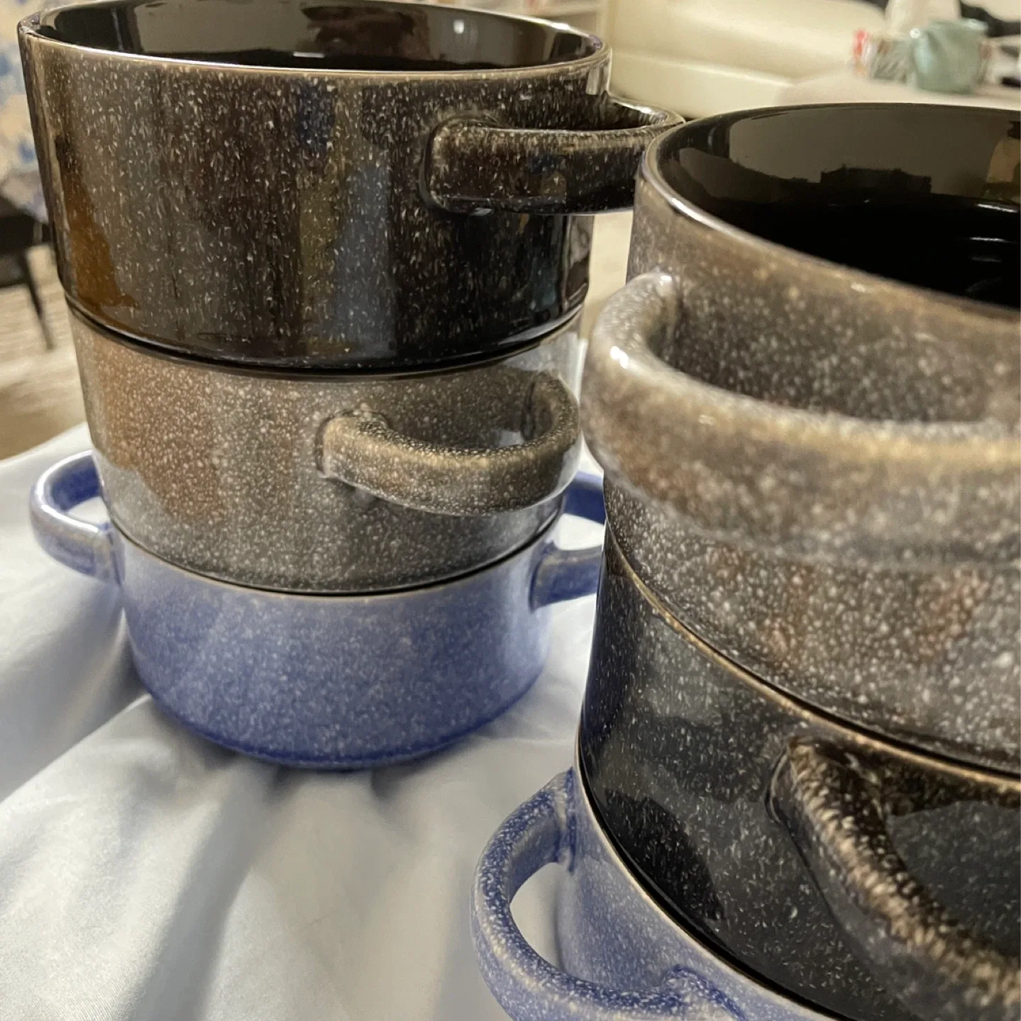 Speckled Soup Bowls Set of 6