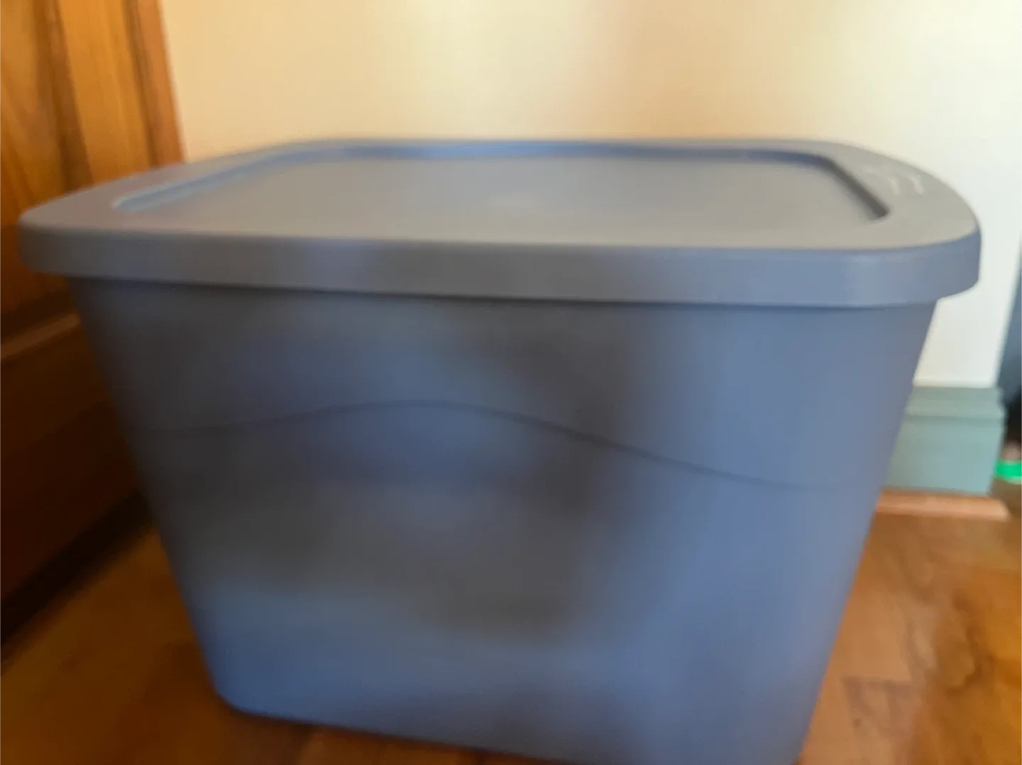Blue Storage Containers with Lids