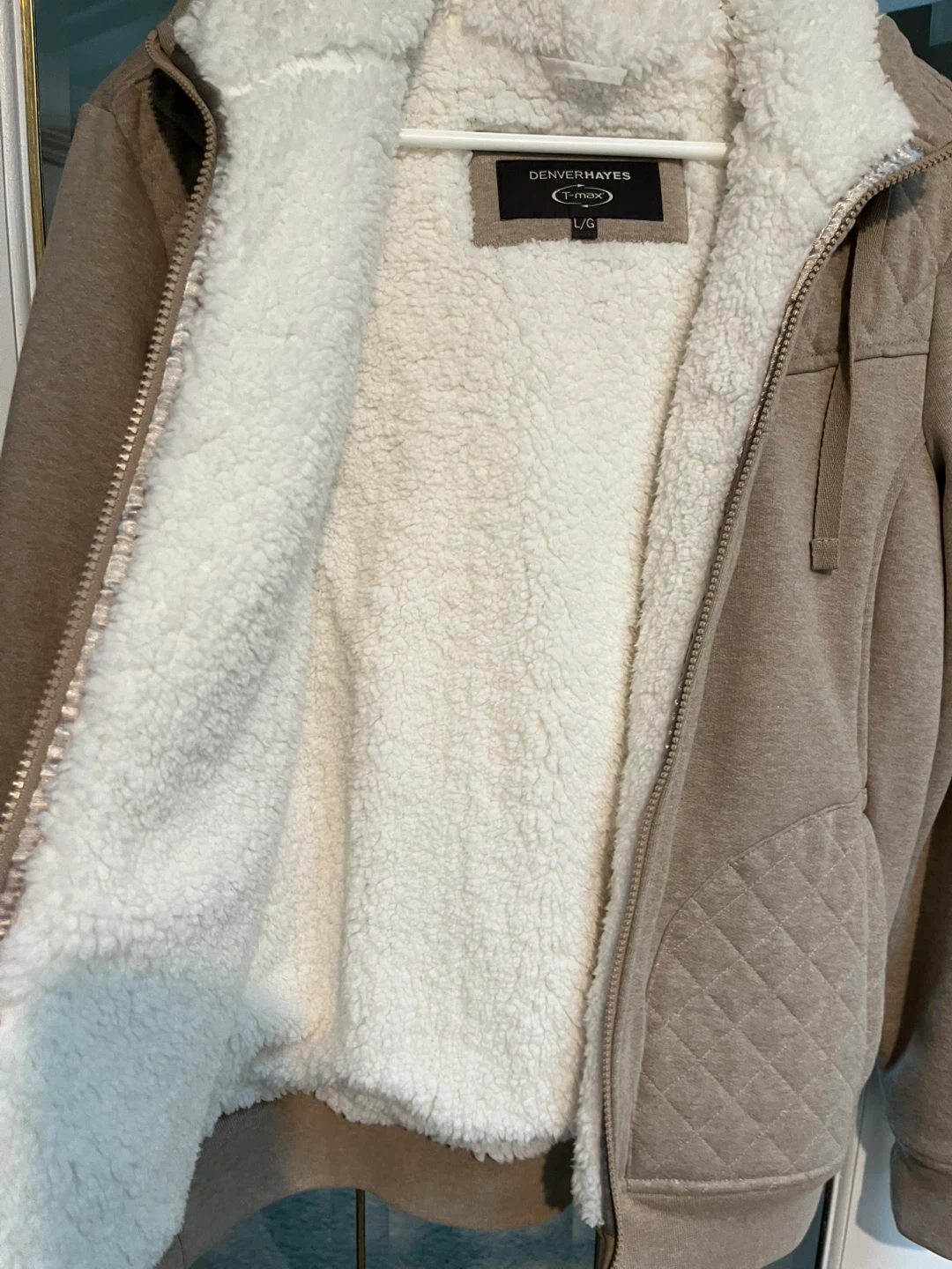 Denver Hayes T-Max Sherpa Lined Hoodie - Size L - photo 4