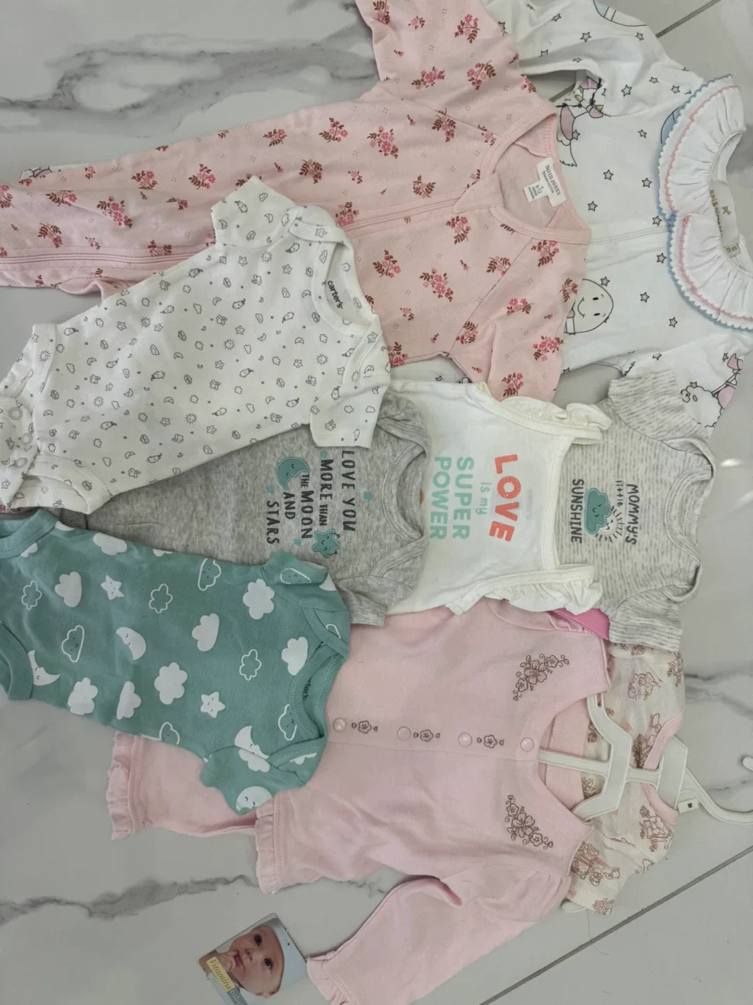 Carter's Baby Clothes Bundle - Assorted Sizes & Styles image indicator(2)