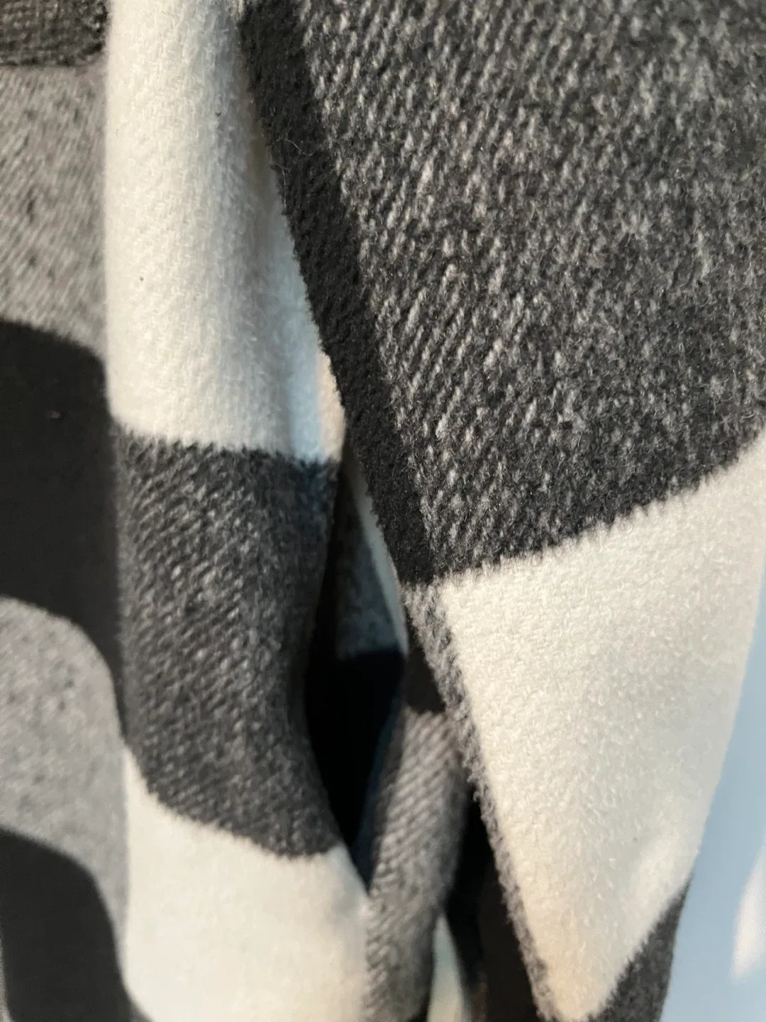 Love Tree Black & White Plaid Shacket - Size S image indicator(4)