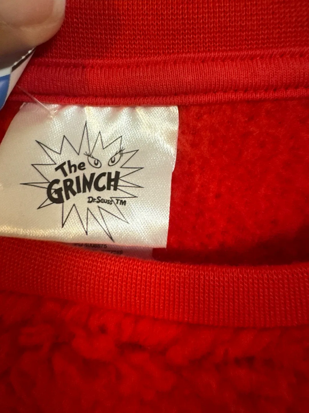 The Grinch Red Fleece Sweater - Size S/P (6) image indicator(2)
