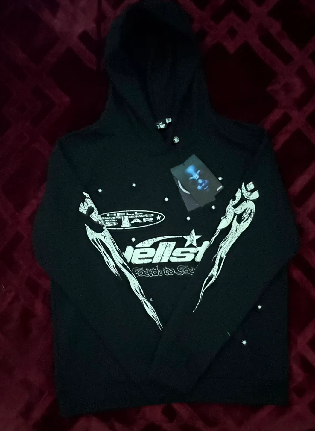 ⚠️HELLSTAR HOODIE⚠️ (SIZE M) image indicator(4)