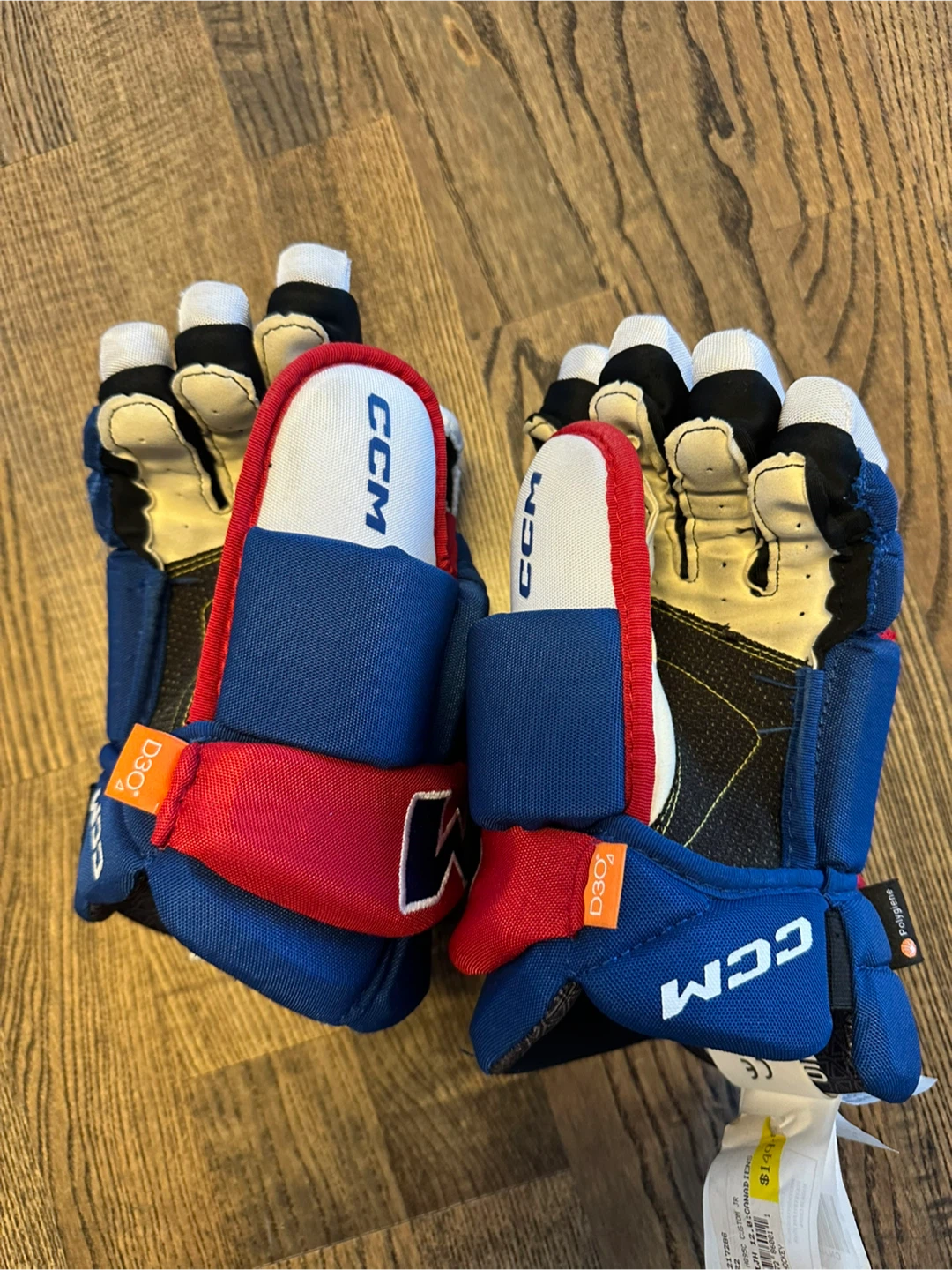 CCM Hockey Gloves - Red, White & Blue - photo 2