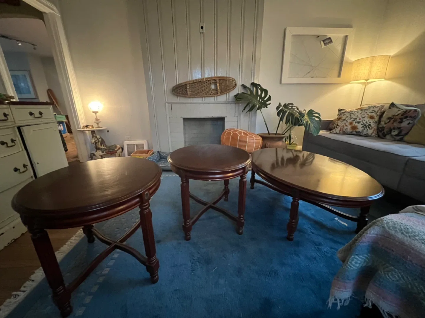 Solid Wood Coffee Table & Side Table Set image indicator(6)