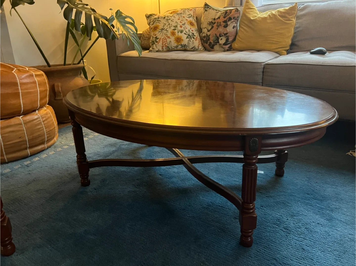 Solid Wood Coffee Table & Side Table Set image indicator(2)