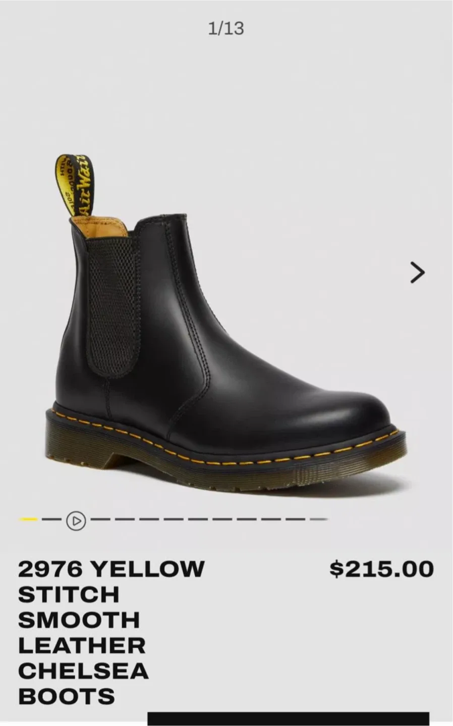 DR. MARTENS CHELSEA BOOTS 6W thumbnail