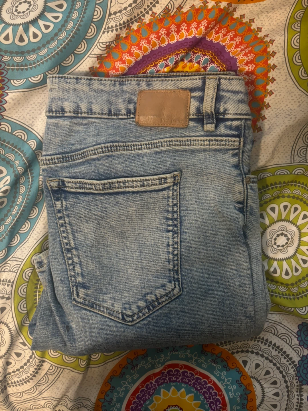 Skinny vintage Light Wash Denim Jeans