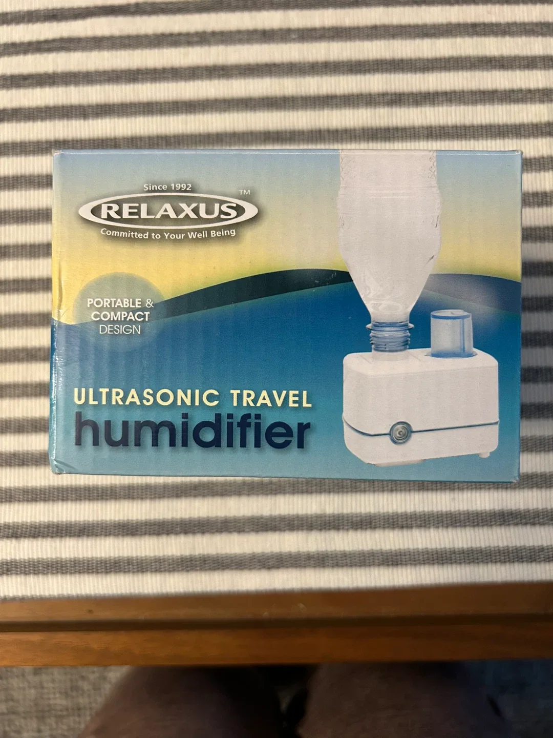Relaxus Ultrasonic Travel Humidifier - New in Box! thumbnail