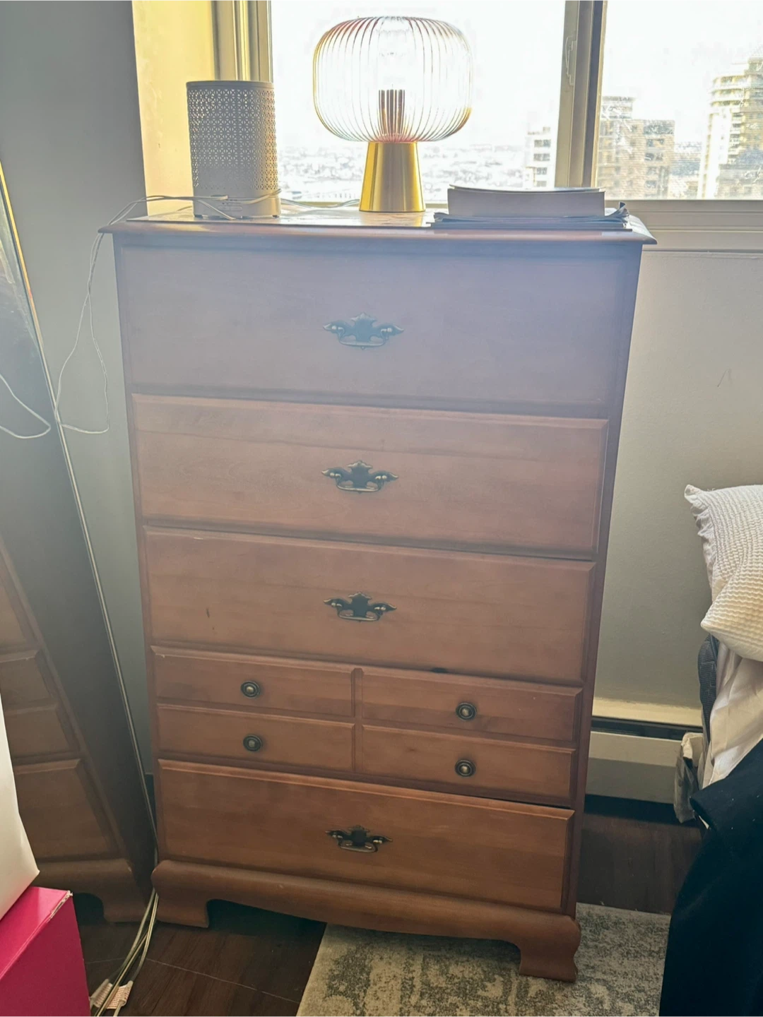 Wooden Chest of Drawers - Tall Dresser