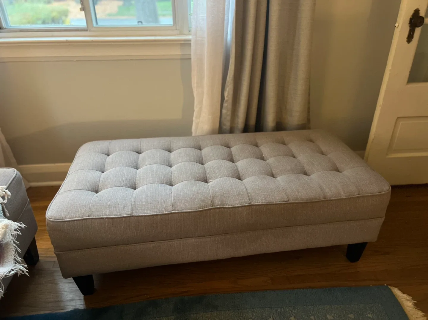 Upholstered Couch with Ottoman Bench image indicator(2)