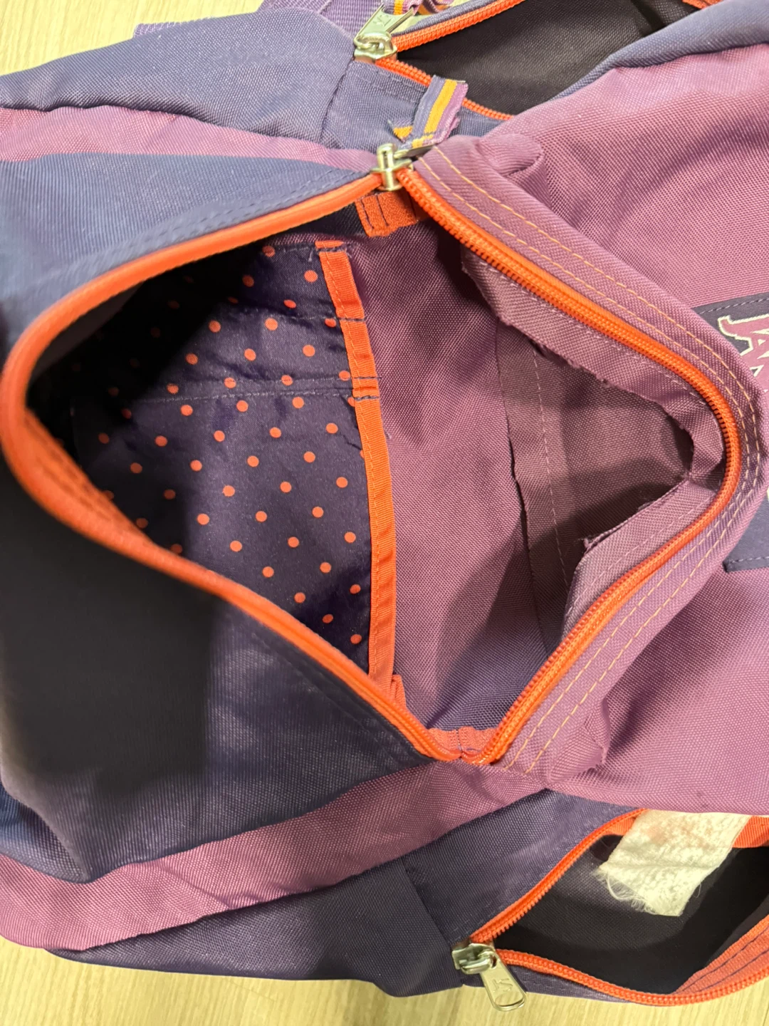 JanSport Purple Backpack 26L - photo 4
