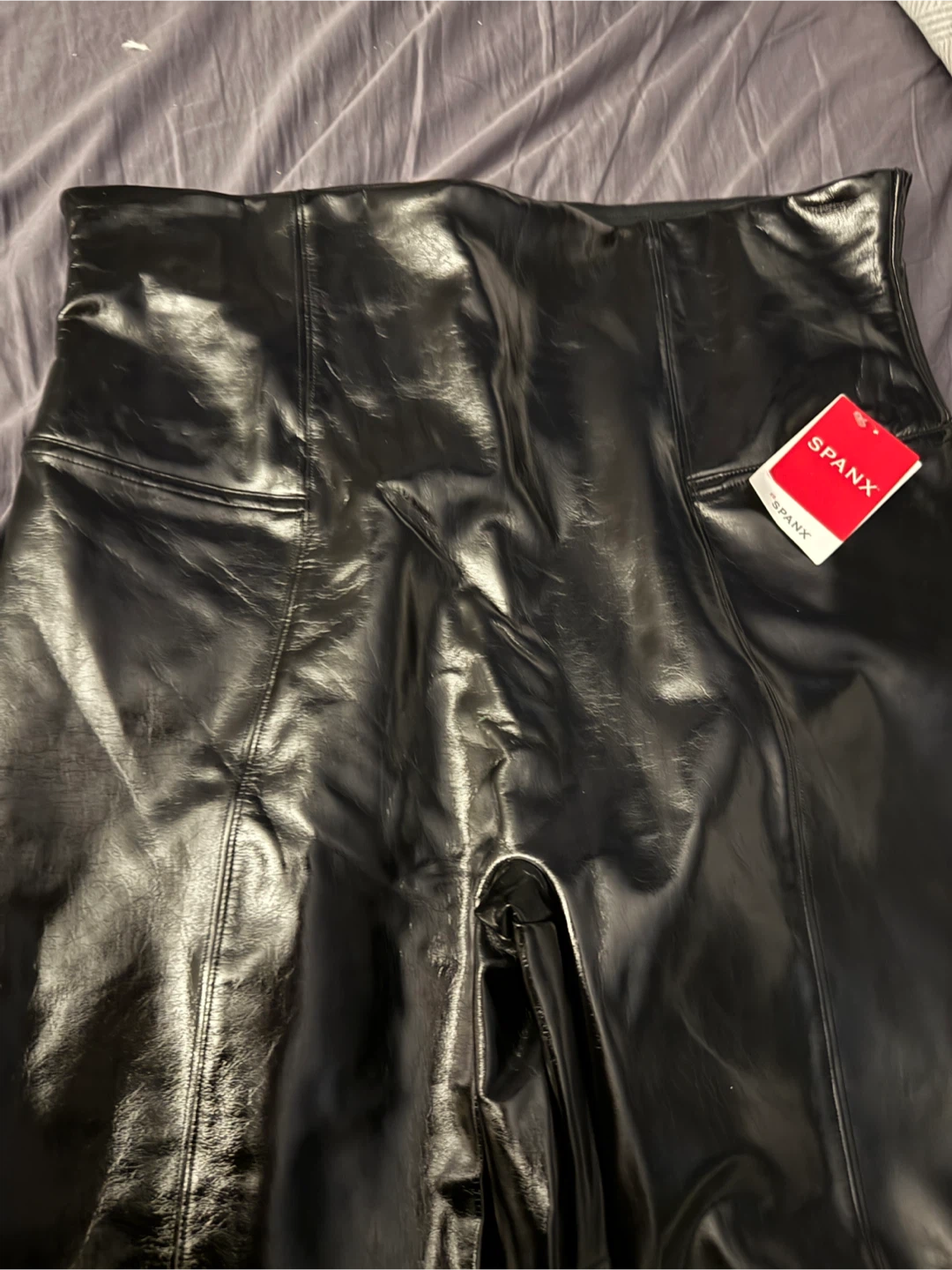 Faux leather leggings - photo 2