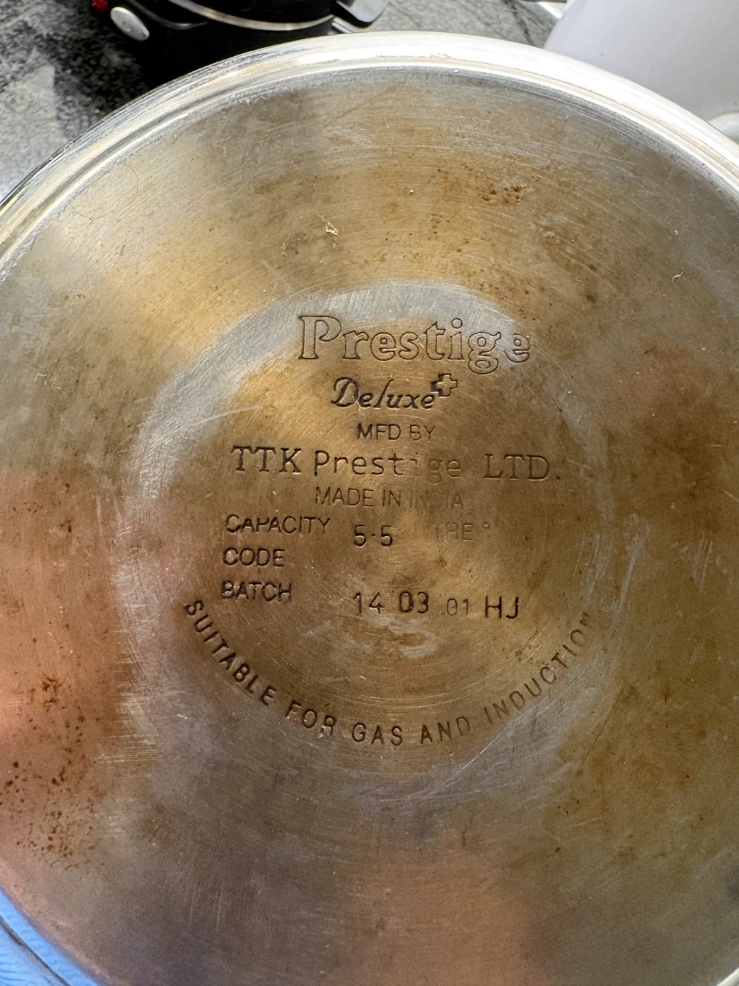 Prestige Deluxe+ Pressure Cooker - 5.5L - photo 4
