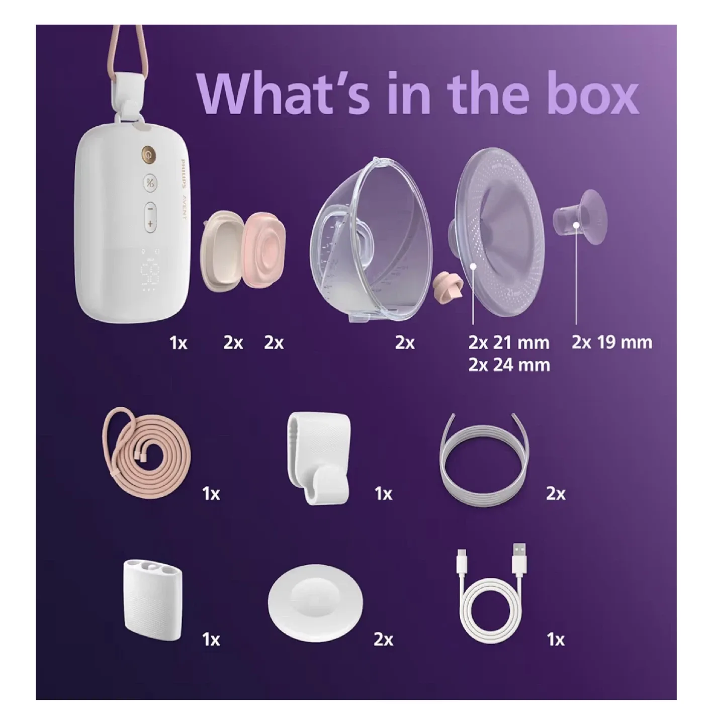 Brand New in sealed box! Hands-Free Double Electric Breast Pump image indicator(2)