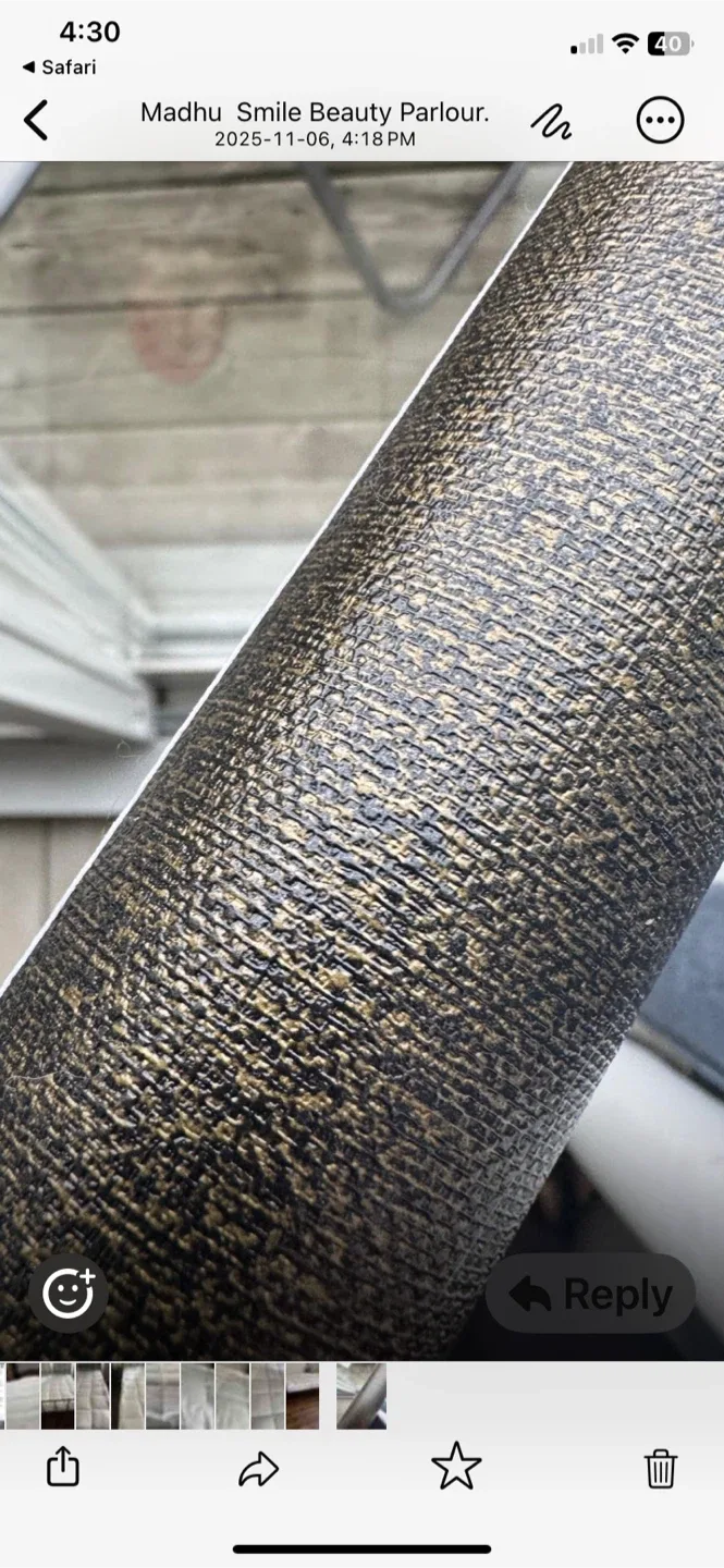 New Guvana Black/Gold Peel & Stick Wallpaper