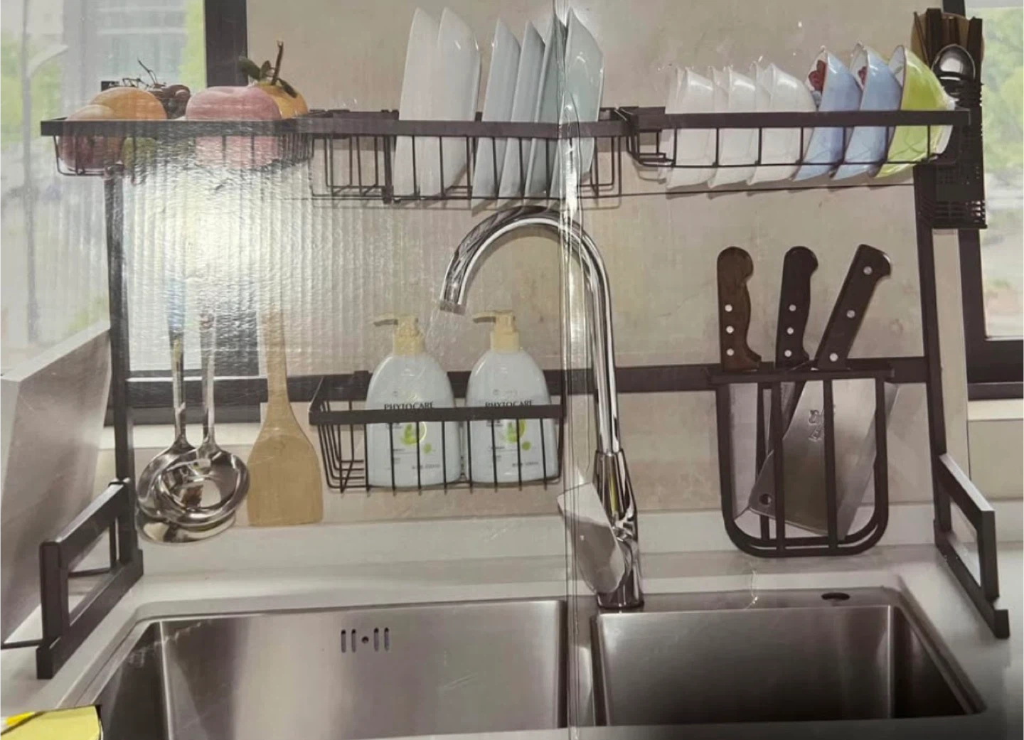 Over Sink Dish Drying Rack
