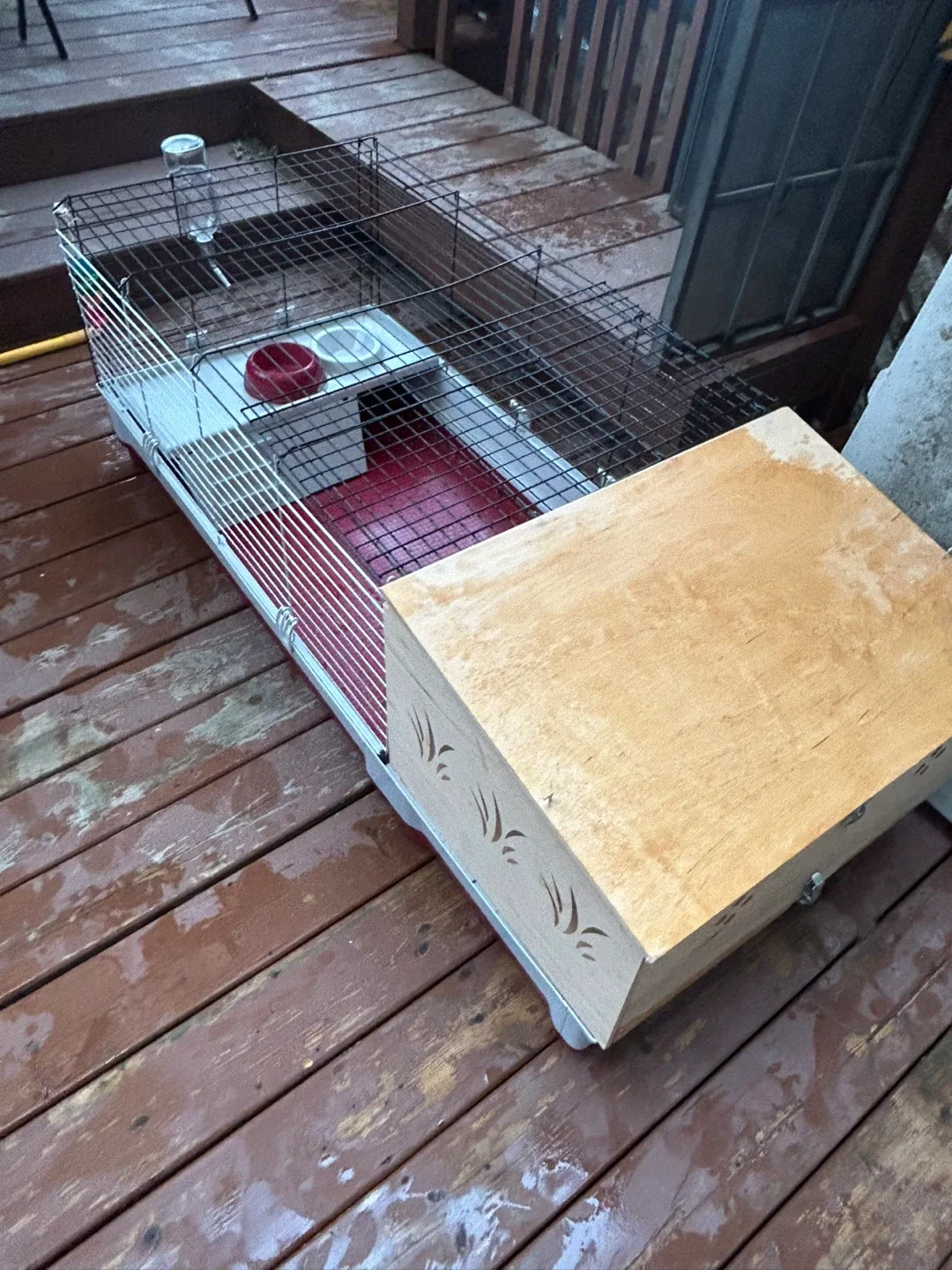 All Living Things Rabbit Cage with Hideaway image indicator(2)