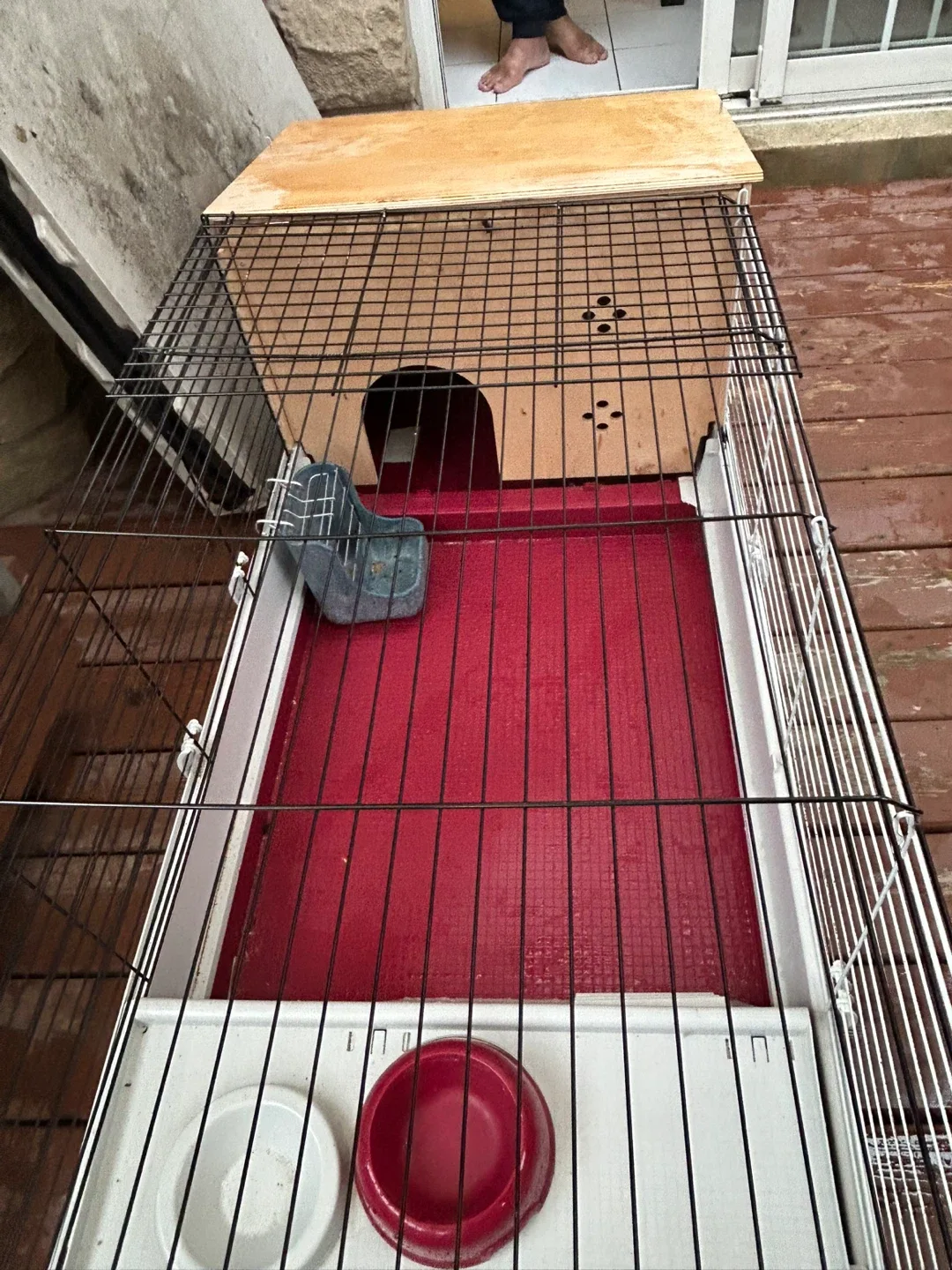 All Living Things Rabbit Cage with Hideaway image indicator(3)