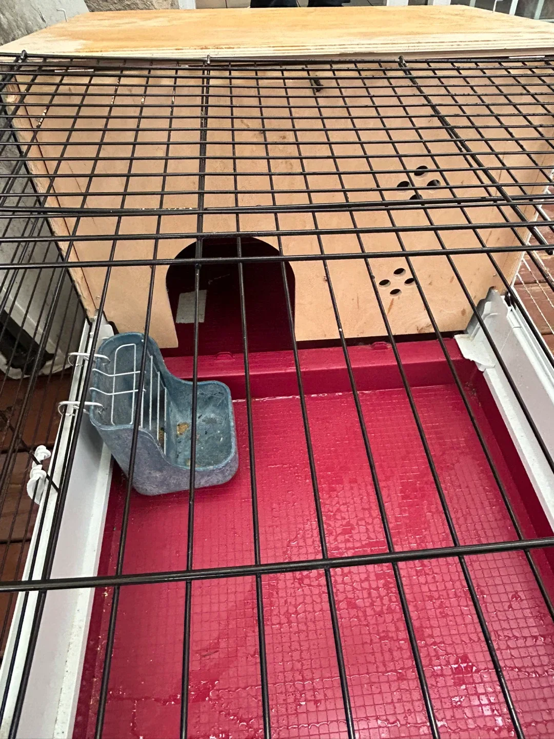 All Living Things Rabbit Cage with Hideaway image indicator(7)