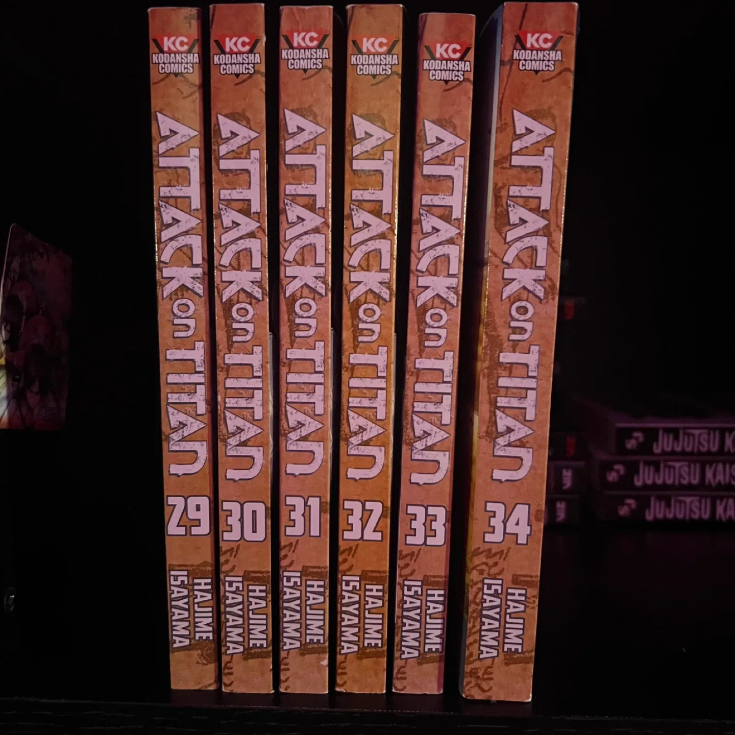 Attack on Titan Manga Volumes 29-34 by Hajime Isayama image indicator(2)