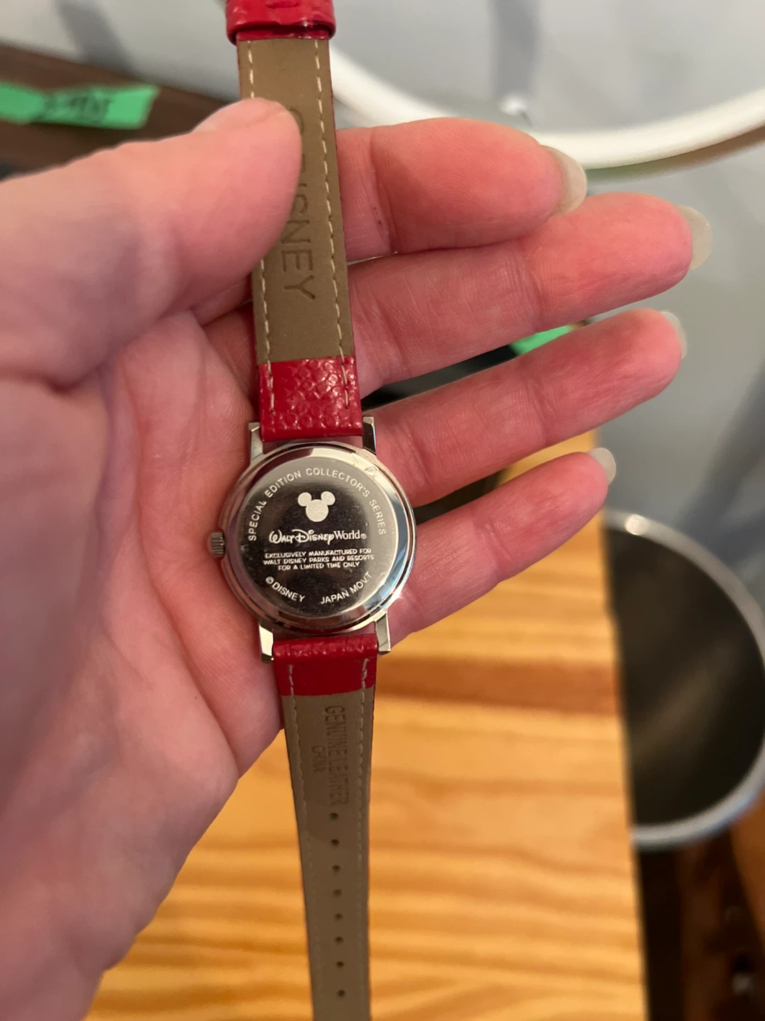 Disney Tinkerbell Red Leather Watch - photo 4