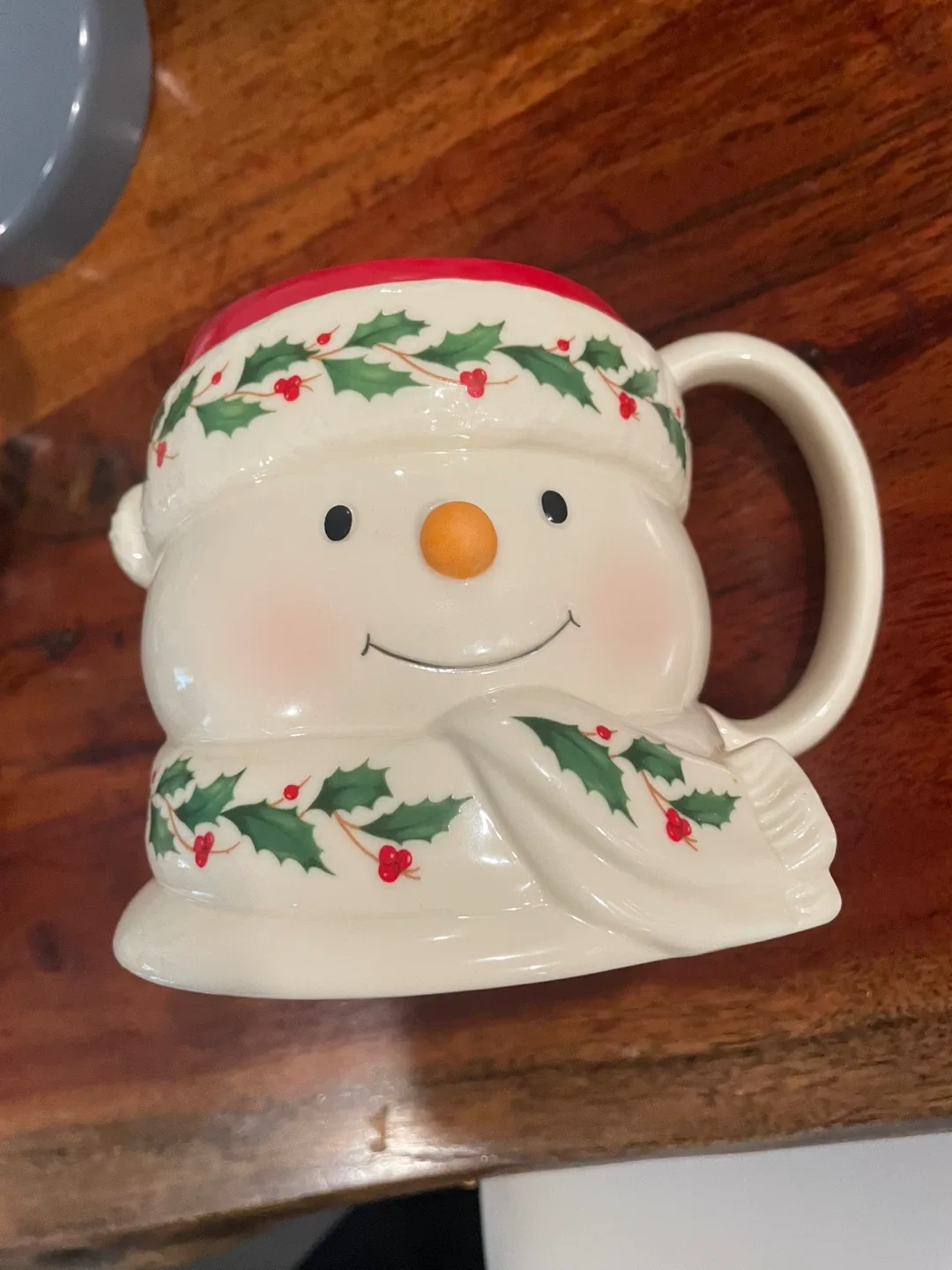 Lenox Holiday Porcelain Snowman Mug