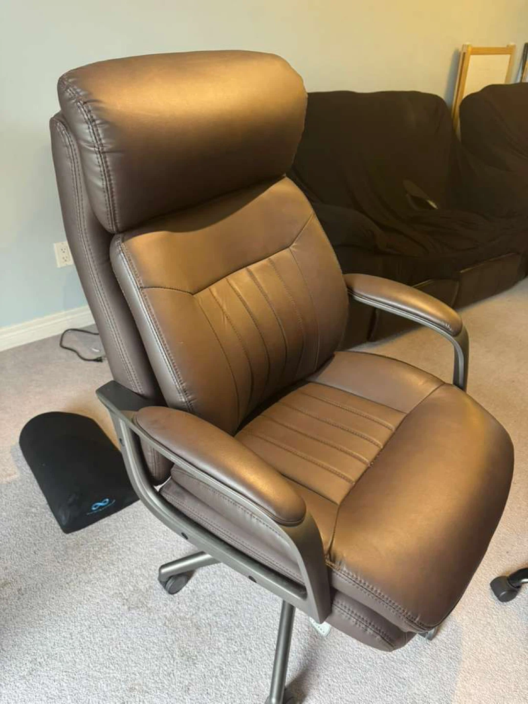 Brown Leather Executive Office Chair