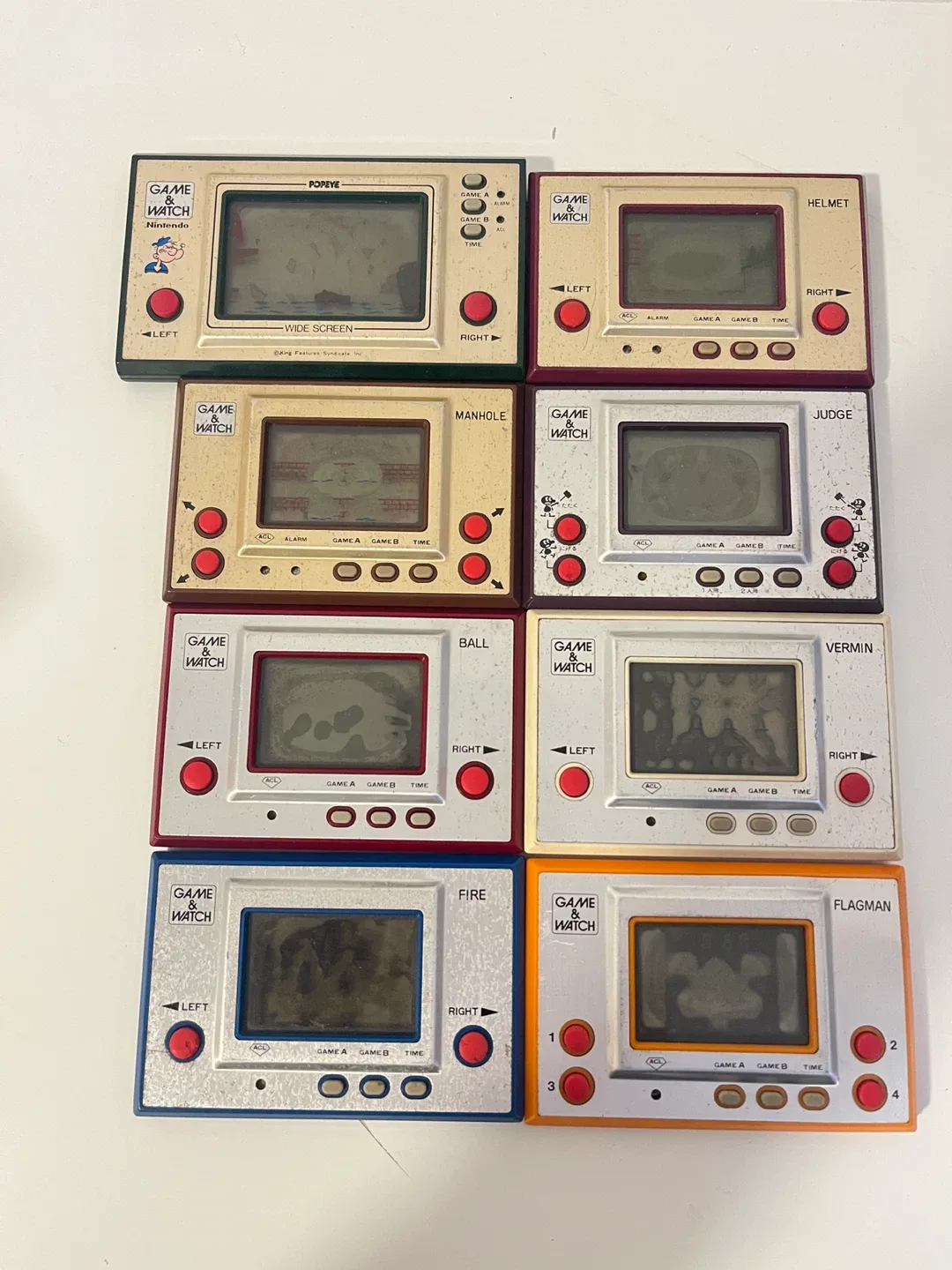 Nintendo Game & Watch Handheld Consoles - Lot of 8 image indicator(3)