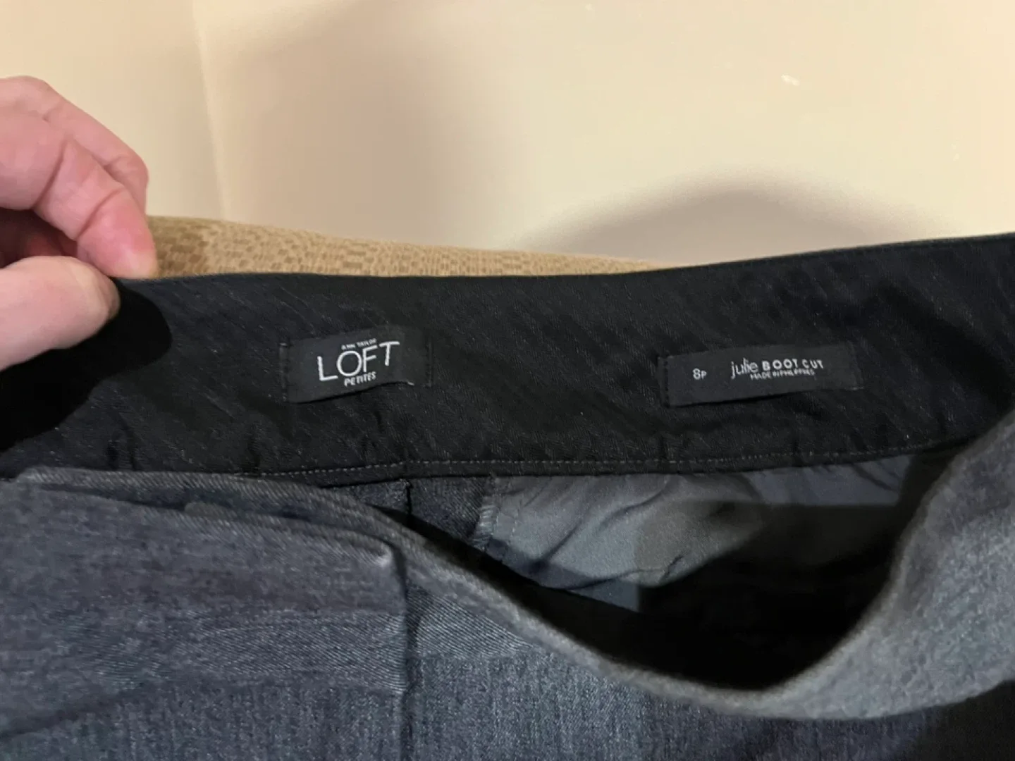 LOFT Julie Bootcut Pants - Size 8P image indicator(2)