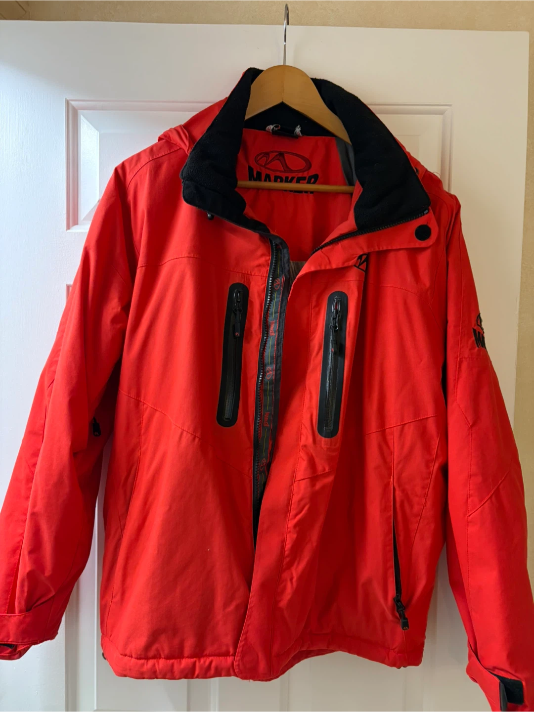 Marker Red Ski Jacket - Size S
