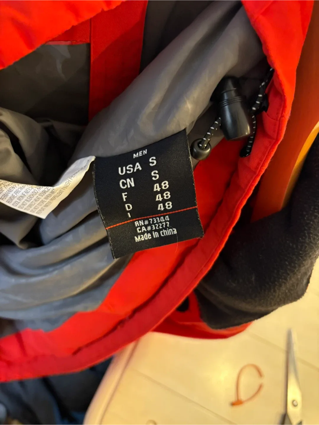 Marker Red Ski Jacket - Size S image indicator(6)