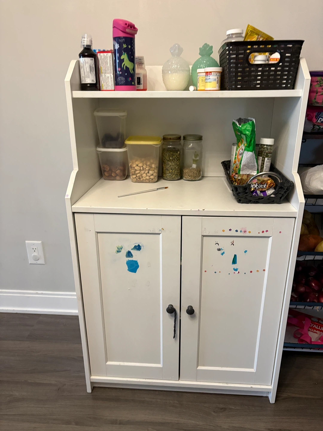 IKEA Hauga Cabinet with 2 Doors, White