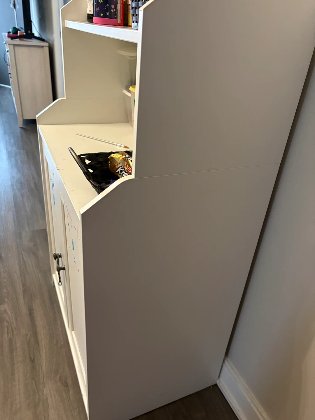 IKEA Hauga Cabinet with 2 Doors, White - photo 4