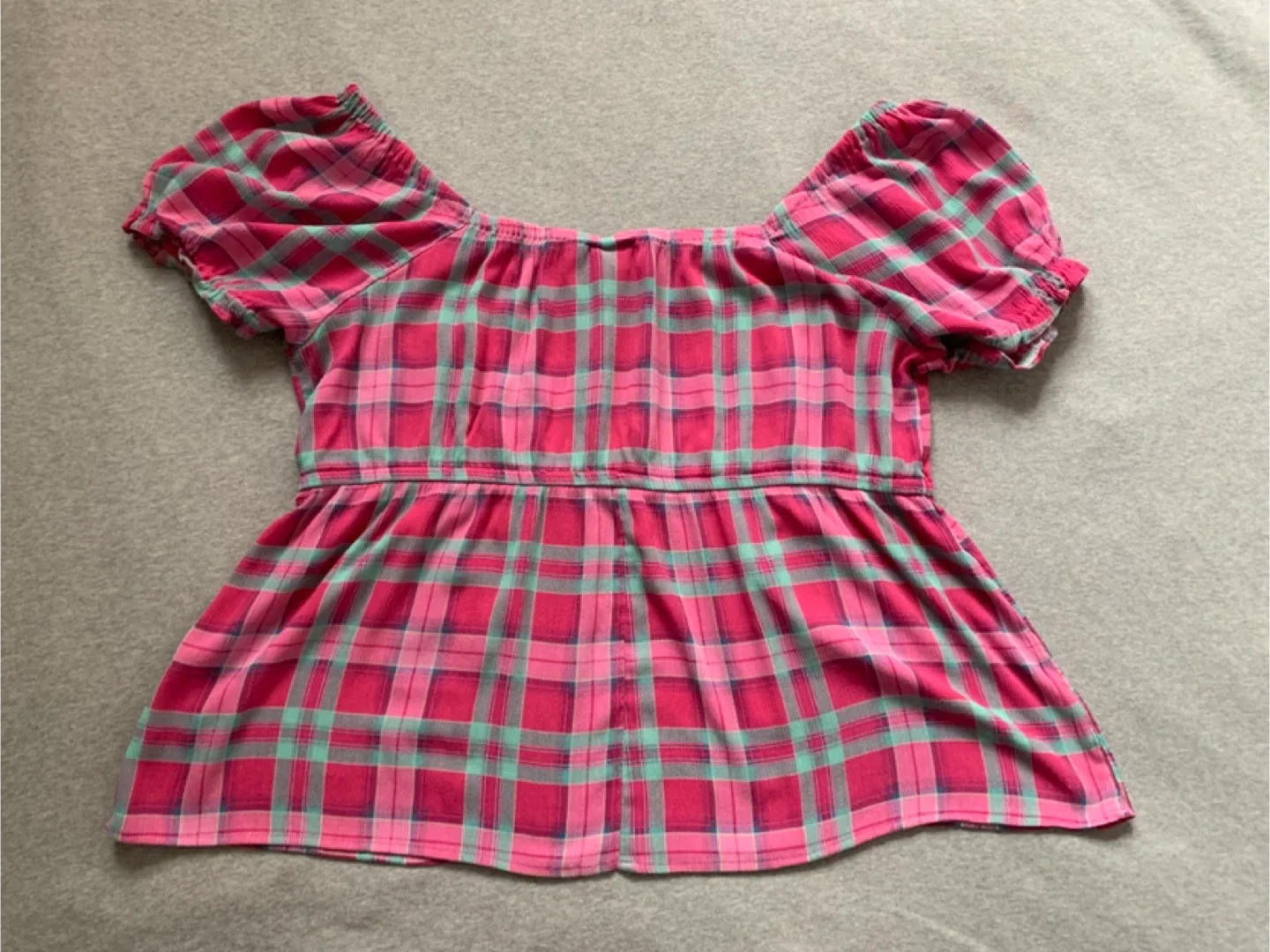 Torrid Plaid Babydoll Top - Size 3 image indicator(2)