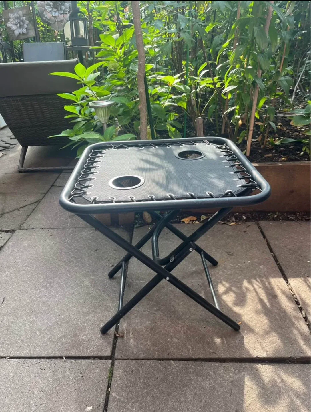 Folding Camping Stool - Black thumbnail