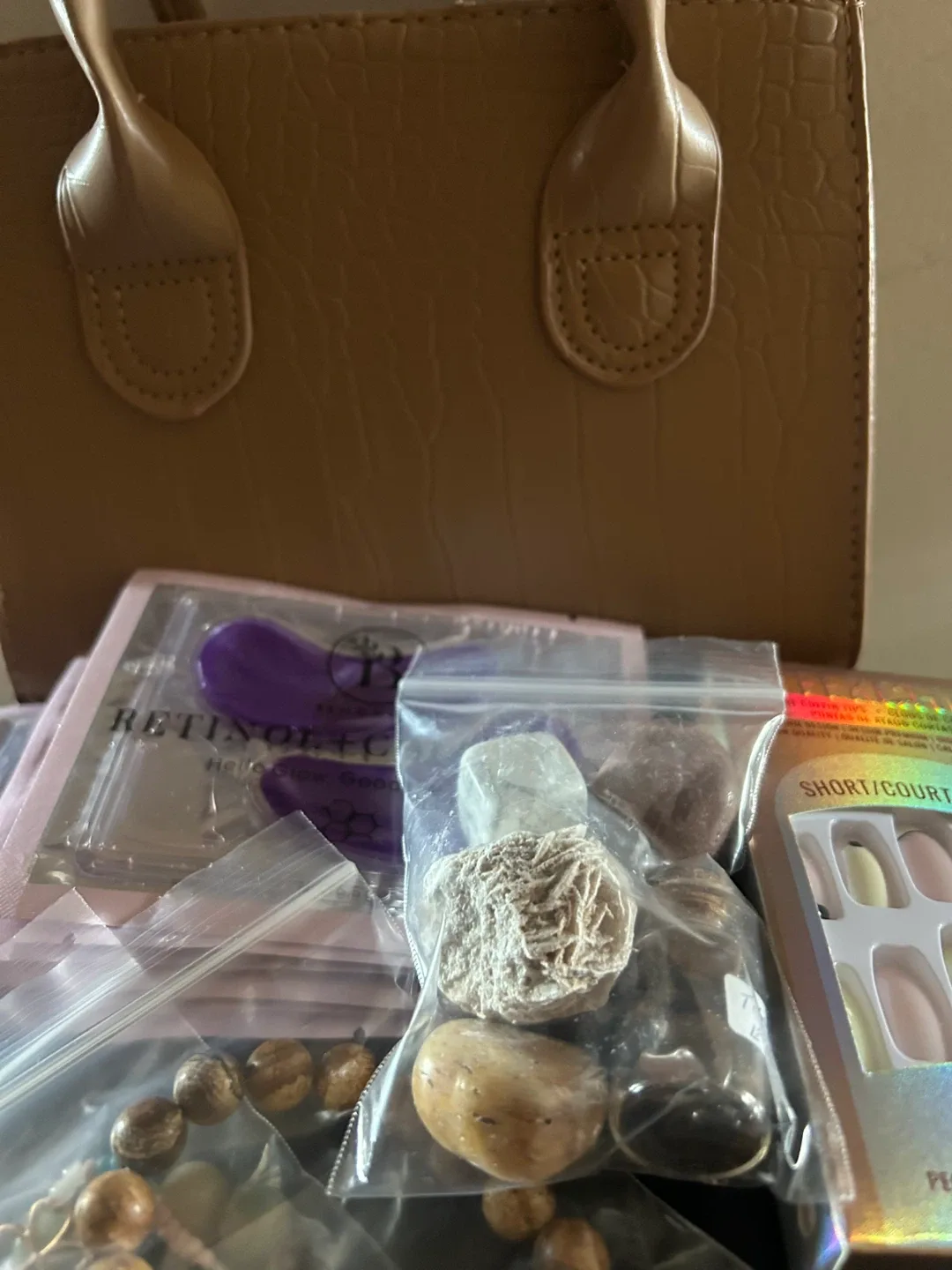 Beige Handbag, Retinol Eye Masks, Press-on Nails & More! image indicator(2)