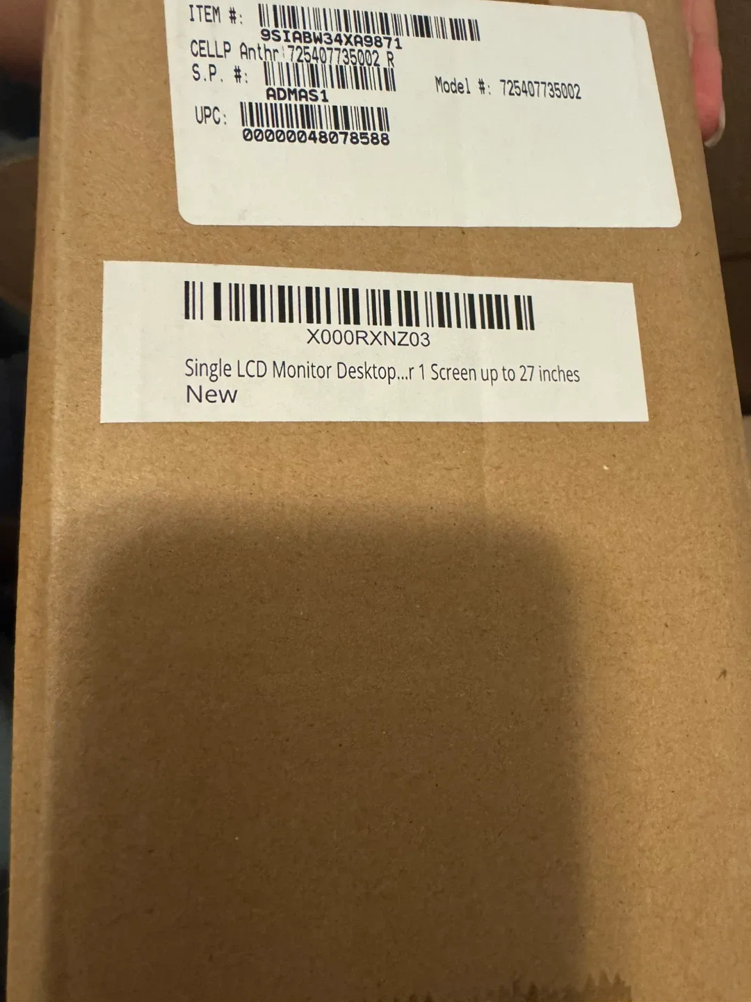 New AnthroDesk Single LCD Monitor Desktop - 27 inch image indicator(2)