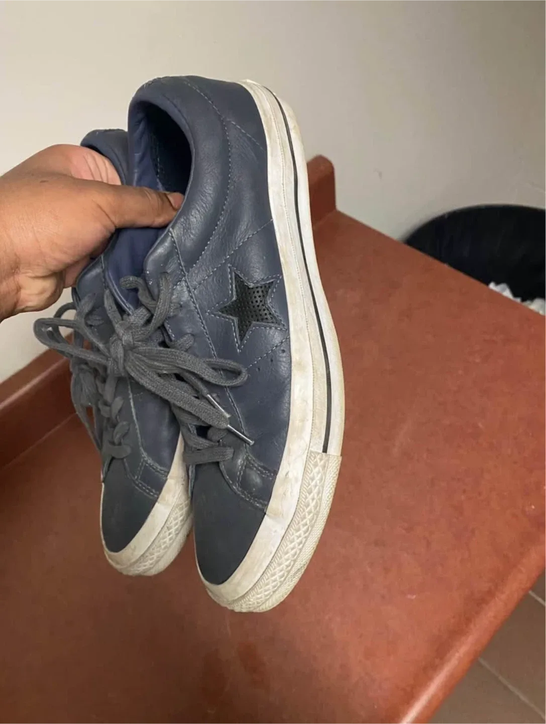 Converse One Star Leather Shoes - Size 10 image indicator(3)