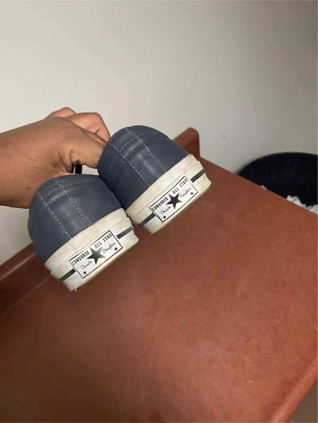 Converse One Star Leather Shoes - Size 10 thumbnail