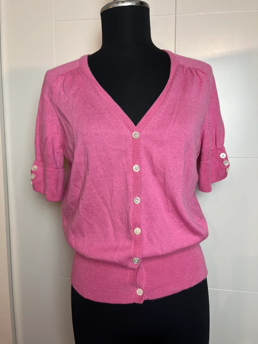 Banana Republic Silk Cashmere Cardigan, Pink