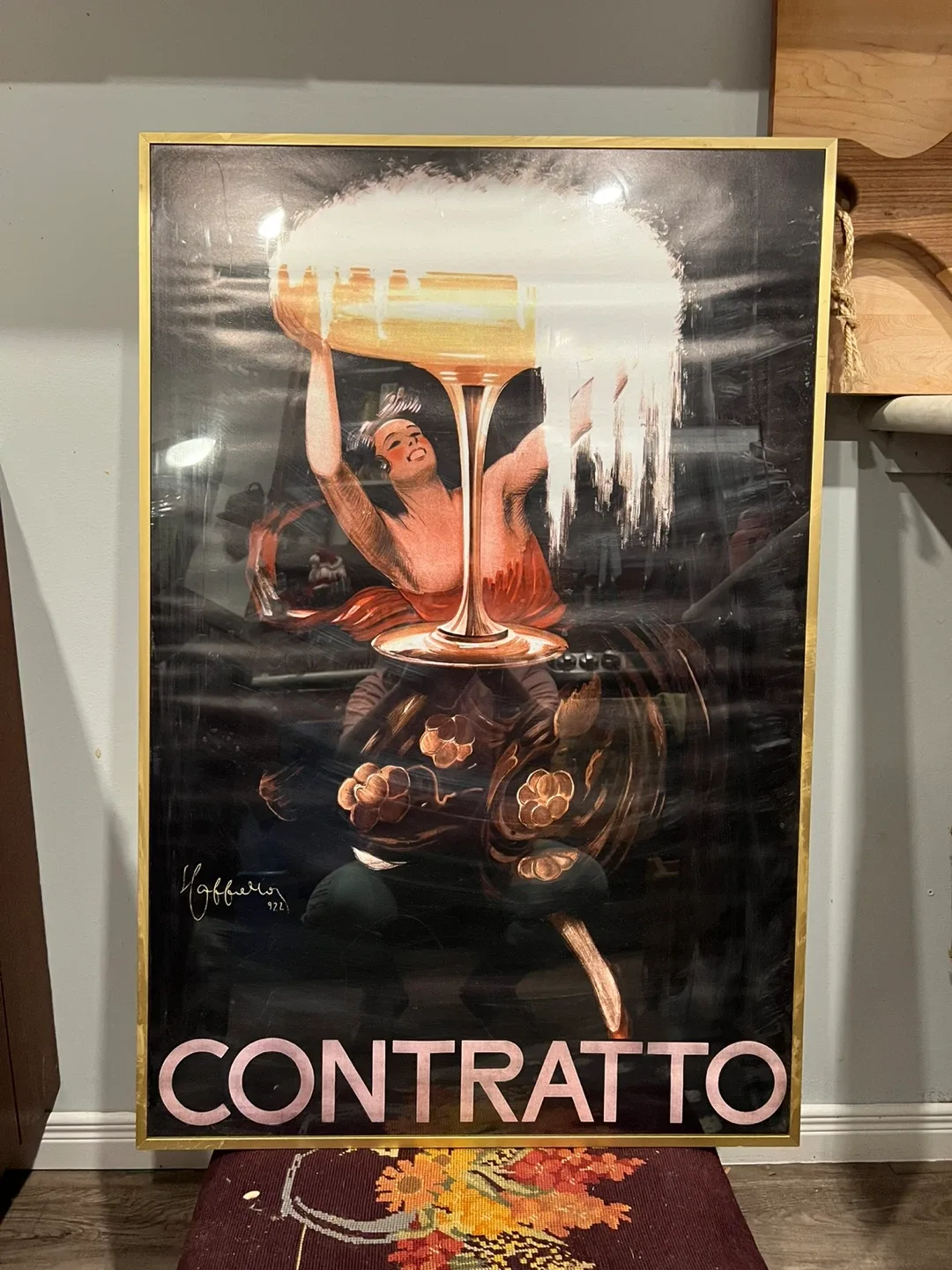 Contratto Vintage Poster
