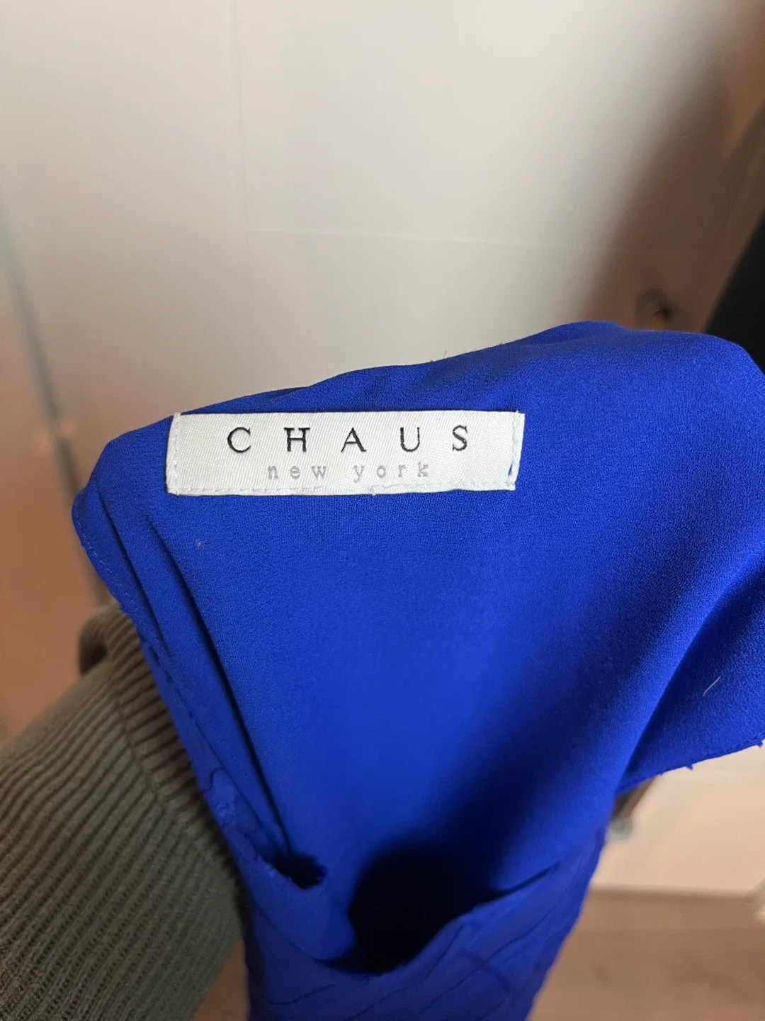 Chaus New York Blue Sleeveless Top image indicator(4)