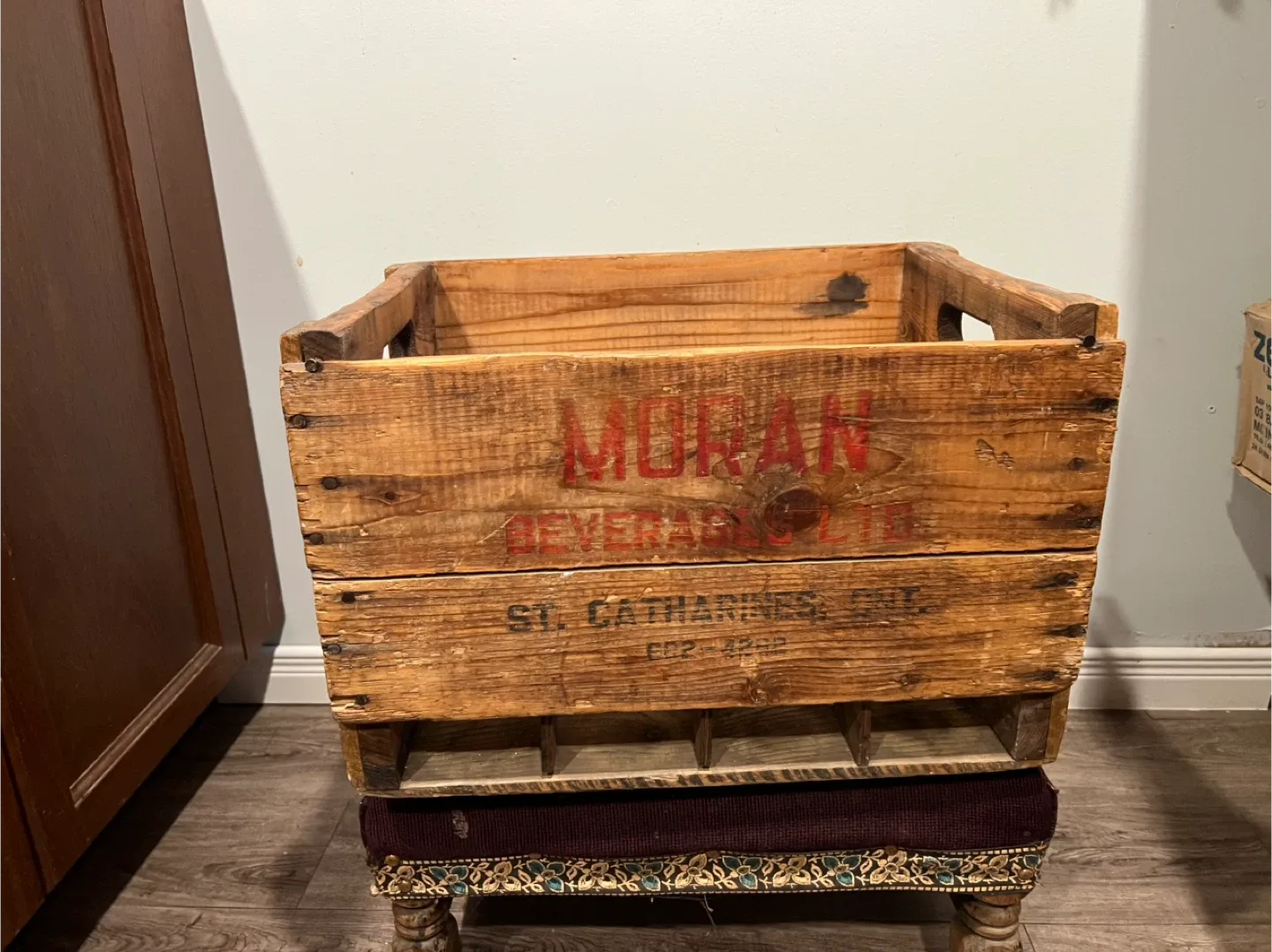 Vintage Moran Beverage Crate