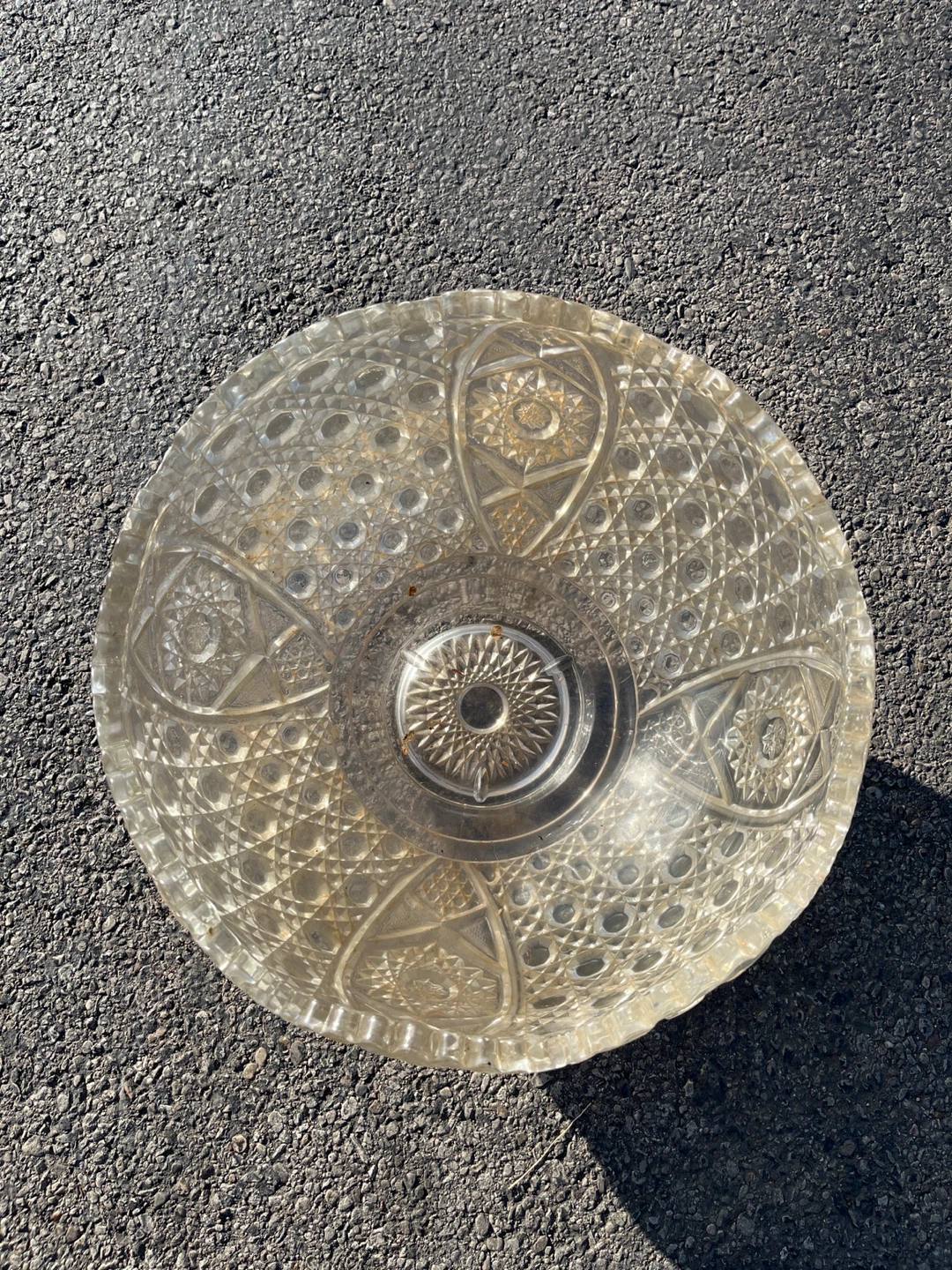 Vintage Cut Glass Bowl - photo 2