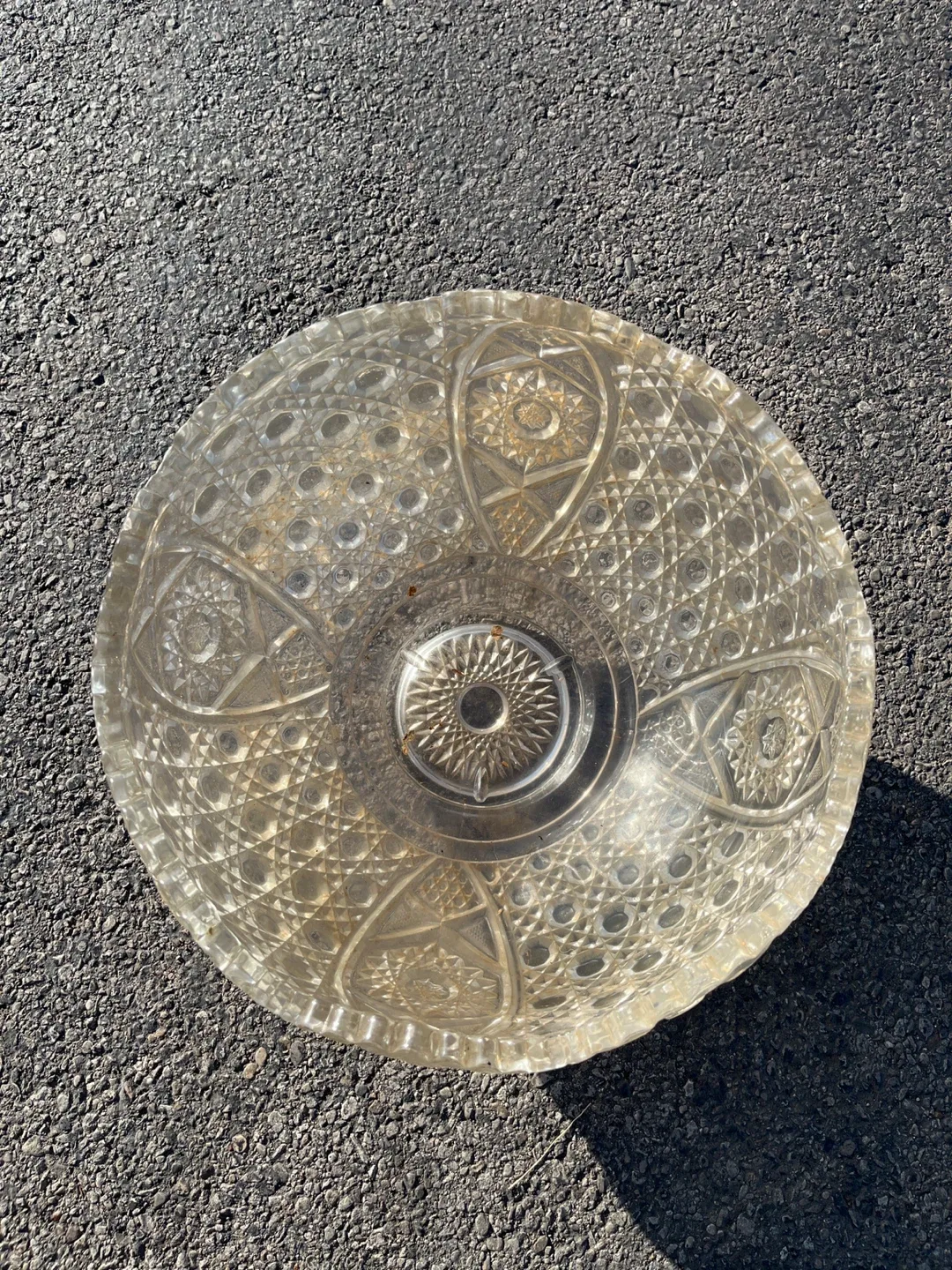 Vintage Cut Glass Bowl image indicator(2)