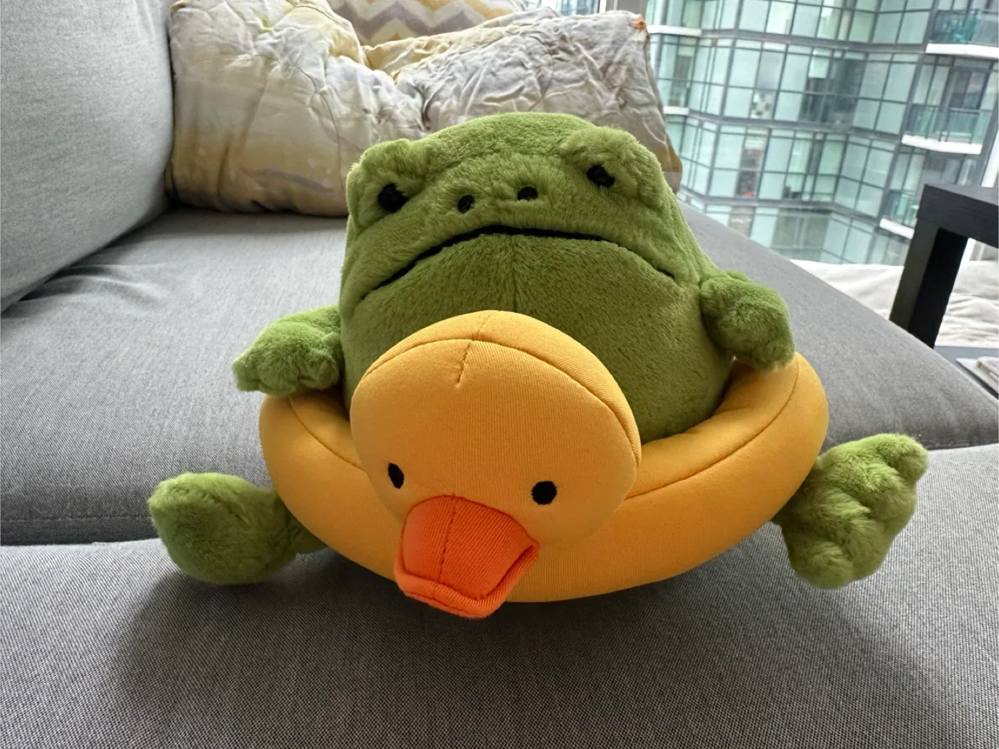 Jellycat Louie Frog & Duckling Plush Toy