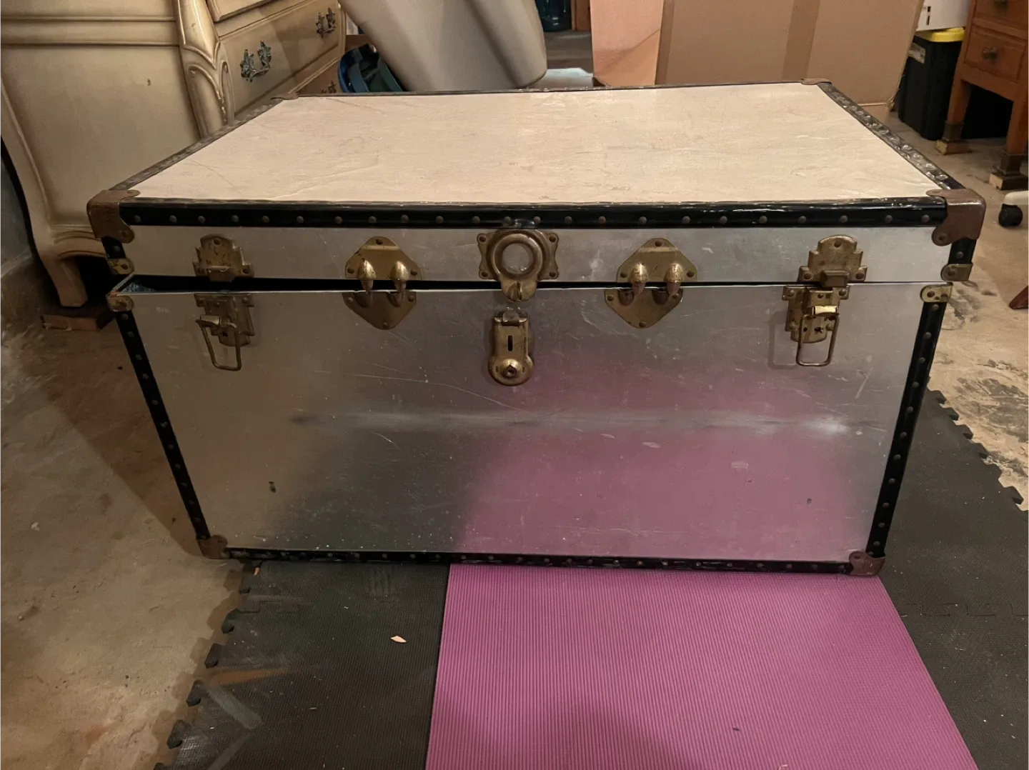 Vintage Steamer Trunk