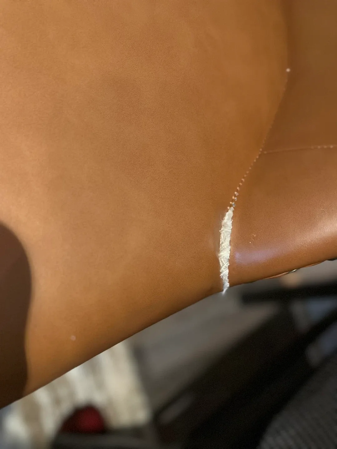 Yellowish-Brown Swivel Bar Stool image indicator(6)