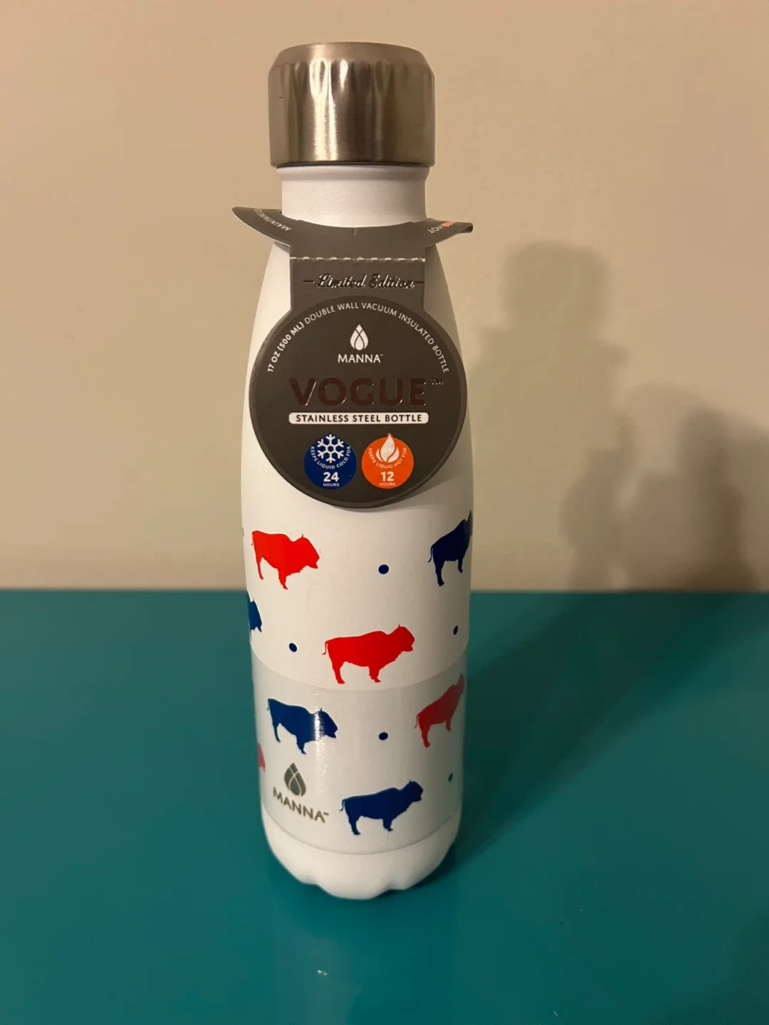 NEW 17oz Stainless Steel Bottle – Double Wall Vacuum Insulated